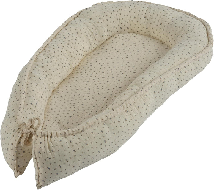 Bio Baby Nestchen Musselin Blumen Neutral Neugeborenen BaumwolleNestchen Wickelunterlage Mädchen Kus