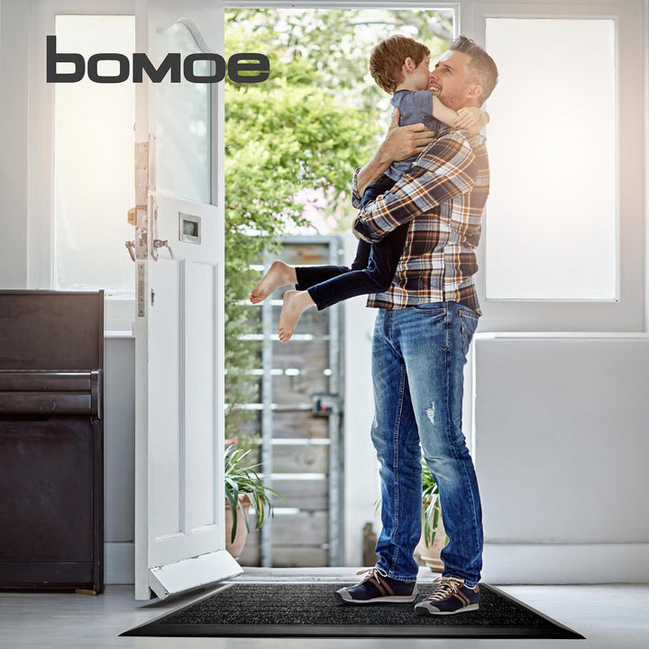 bomoe Fussabtreter Aussenbereich 50x80 cm rutschfest Rostfrei AluGant Haustür Fussabtreter Aussen Sc