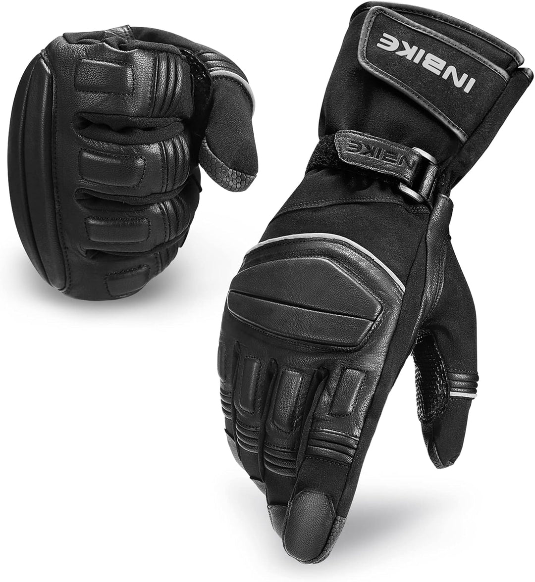INBIKE Winterhandschuhe Zigenleder Arbeishandschuhe Wasserdicht und Thermo mit 3M Thinsulate für Arb