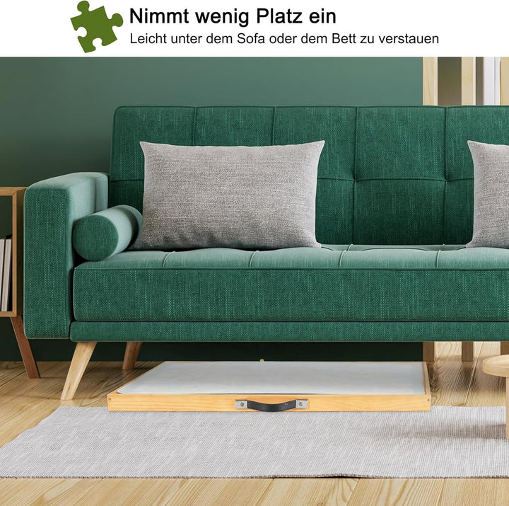 1500 Teile Puzzlebrett mit 4 Schubladen & Abdeckung, 3 Neigungswinkel, 64 x 87 cm Holz-Puzzletisch f