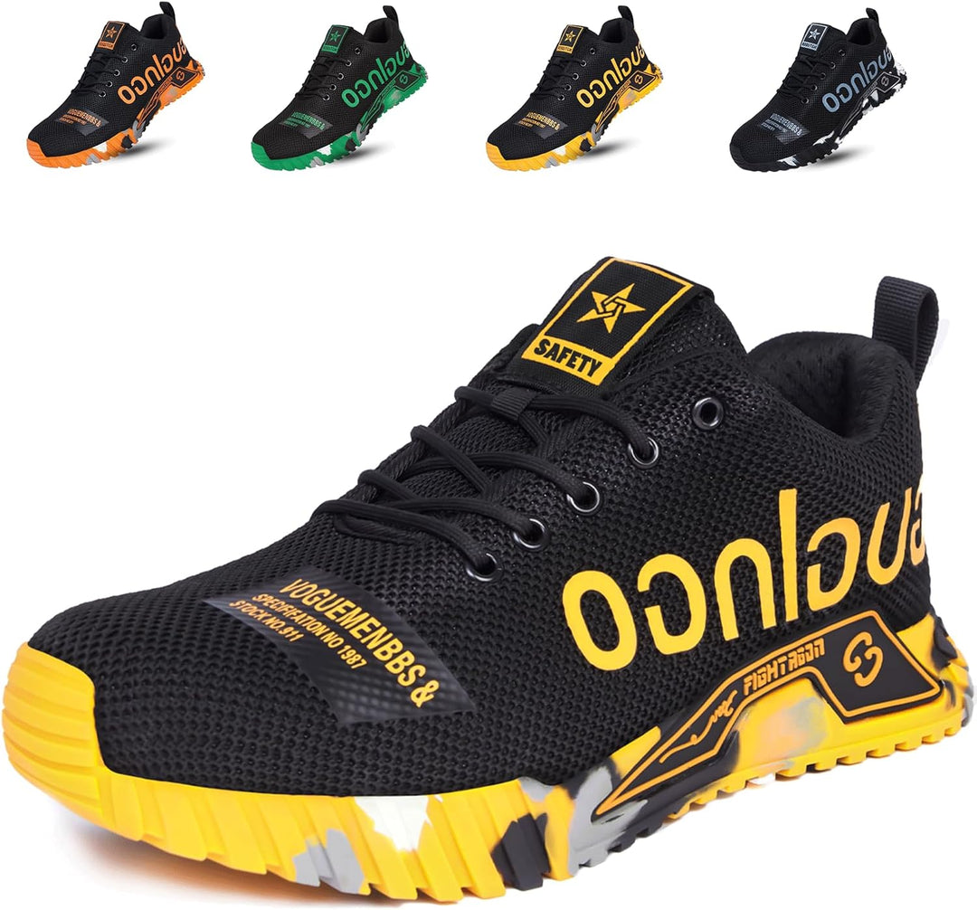 artSew Sicherheitsschuhe Herren Arbeitsschuhe S3 Damen Leichte Stahlkappenschuhe rutschfeste Sportli