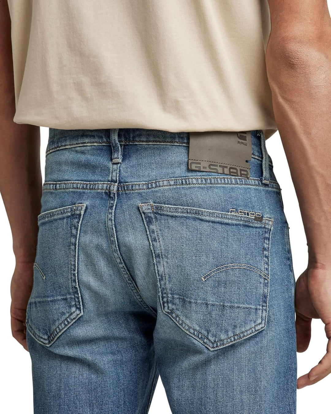 G-Star Herren Jeans 3301 Slim Style Jeans 27W / 30L Blau (Antique Faded Blue Opal Restored), 27W / 3