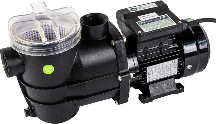 HST Profi Leis Sandfilteranlage 8 m3, 8000 Liter/Std, 250 W | Erweiterbare Filterpumpe mit geringer