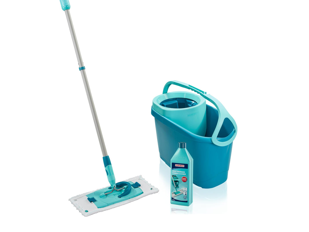 Leifheit Bodenwischer Set CLEAN Twist M Ergo Micro Duo und Kraftreiniger Set Clean Twist Ergo 2.0 mi