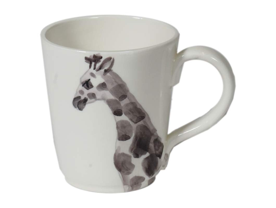 Virginia Casa Becher, Tasse Safari Giraffe H. 11cm für 400ml Keramik