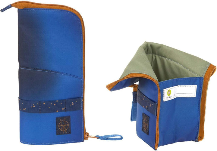 LÄSSIG Schulranzen Regenhülle Light Unique School Set 7-teilig Space Blue blau
