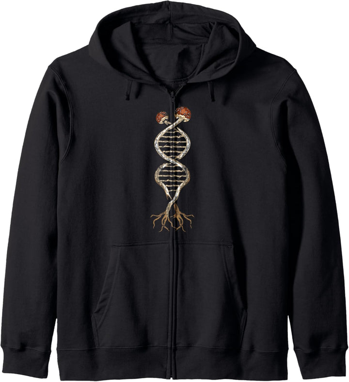 Pilze Pilzsammler Pilz-Sammler Sammeln Geschenk DNA Kapuzenjacke