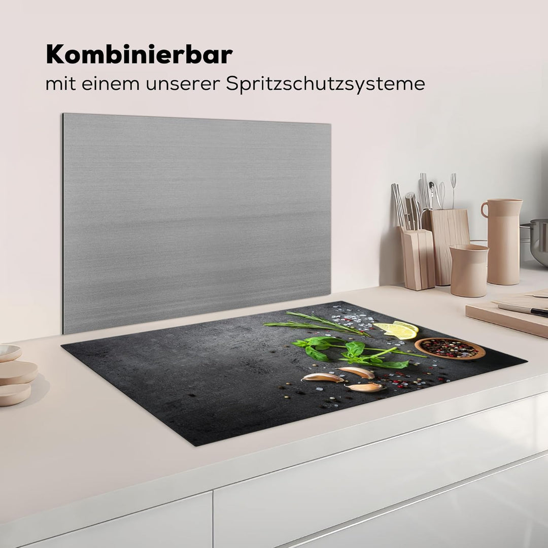 KitchenYeah© Herdabdeckplatte Einteilig Ceranfeld Abdeckplatte für Induktionsschutz Ceranfeldabdecku