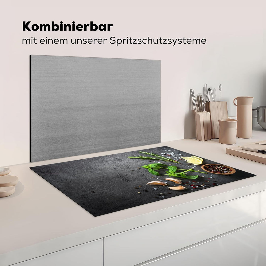 KitchenYeah© Herdabdeckplatte Einteilig Ceranfeld Abdeckplatte für Induktionsschutz Ceranfeldabdecku