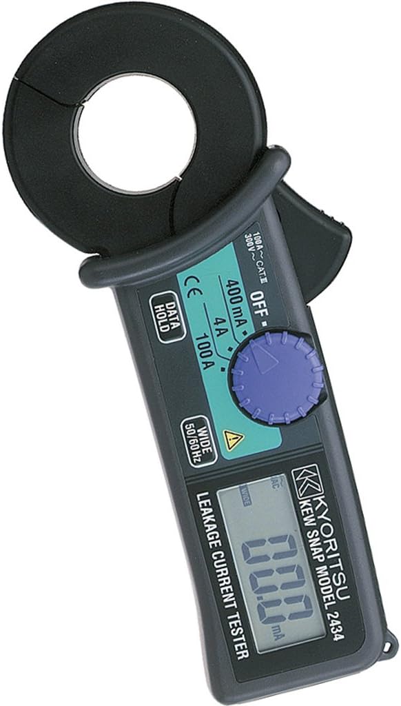 Kyoritsu KEW 2434 Digitale Amperemeter Zange für Wechselstrom, grau