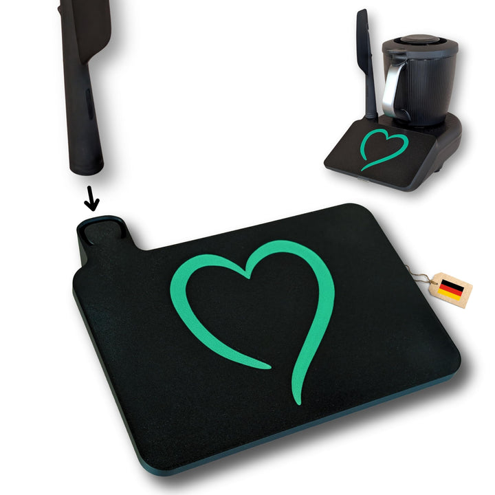 Displayschutz für Thermomix TM7 Vorwerk – Displayabdeckung mit Spatelhalter Zubehör Gadget für Therm