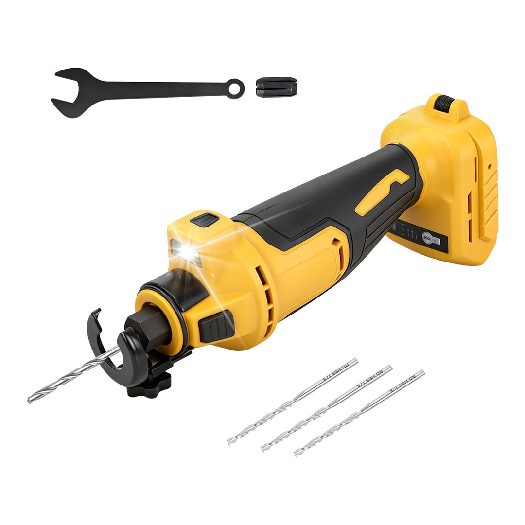 Akku-Trockenbau-Ausschnittwerkzeug, kompatibel mit Dewalt 18 V 20 V Akku, 30000 U/min bürstenloser T