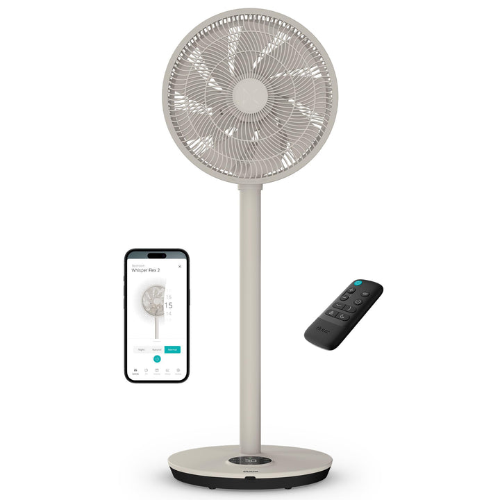 Duux Whisper Flex 2 Smart Ventilator – flüsterleise 13 dB – Nachtmodus & Timer – höhenverstellbar (5