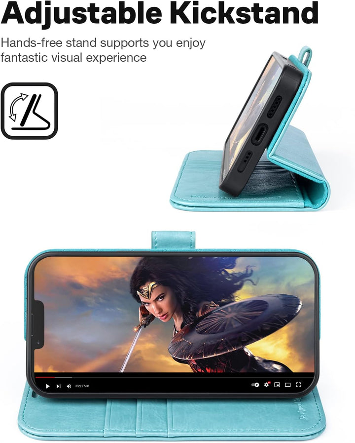 OCASE Abnehmbare Hülle iPhone 14 Handyhülle 5G[Magnetische Hülle] [Kabelloses Laden] [Displayschutz]