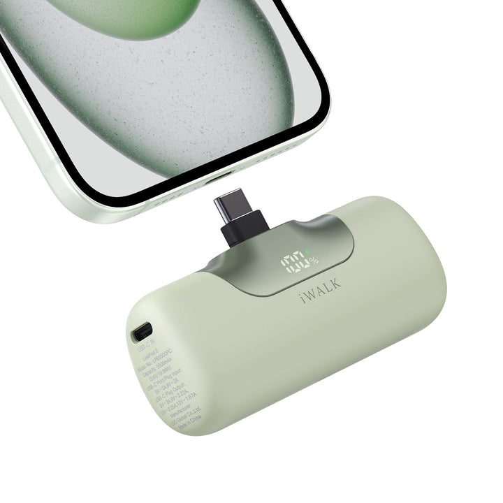 iWALK Powerbank 5500mAh Mini USB C Power Bank 22.5W Fast Charging Powerbank Klein Leicht Kompakte Ex