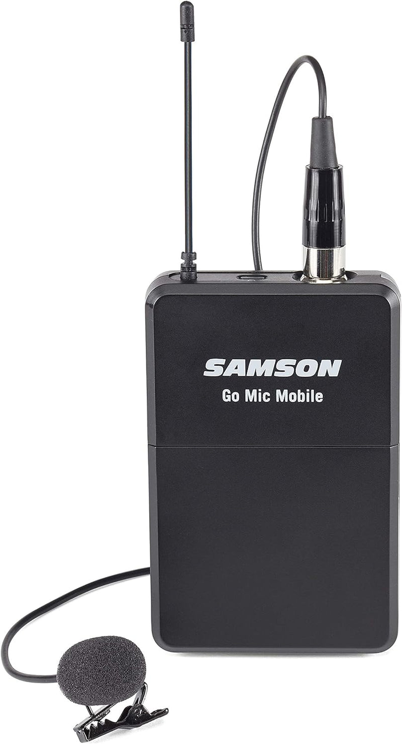 SAMSON LM8 - Omnidirectional Lavalier Microphone with a Miniature Condenser Min Capsule - Black Nur