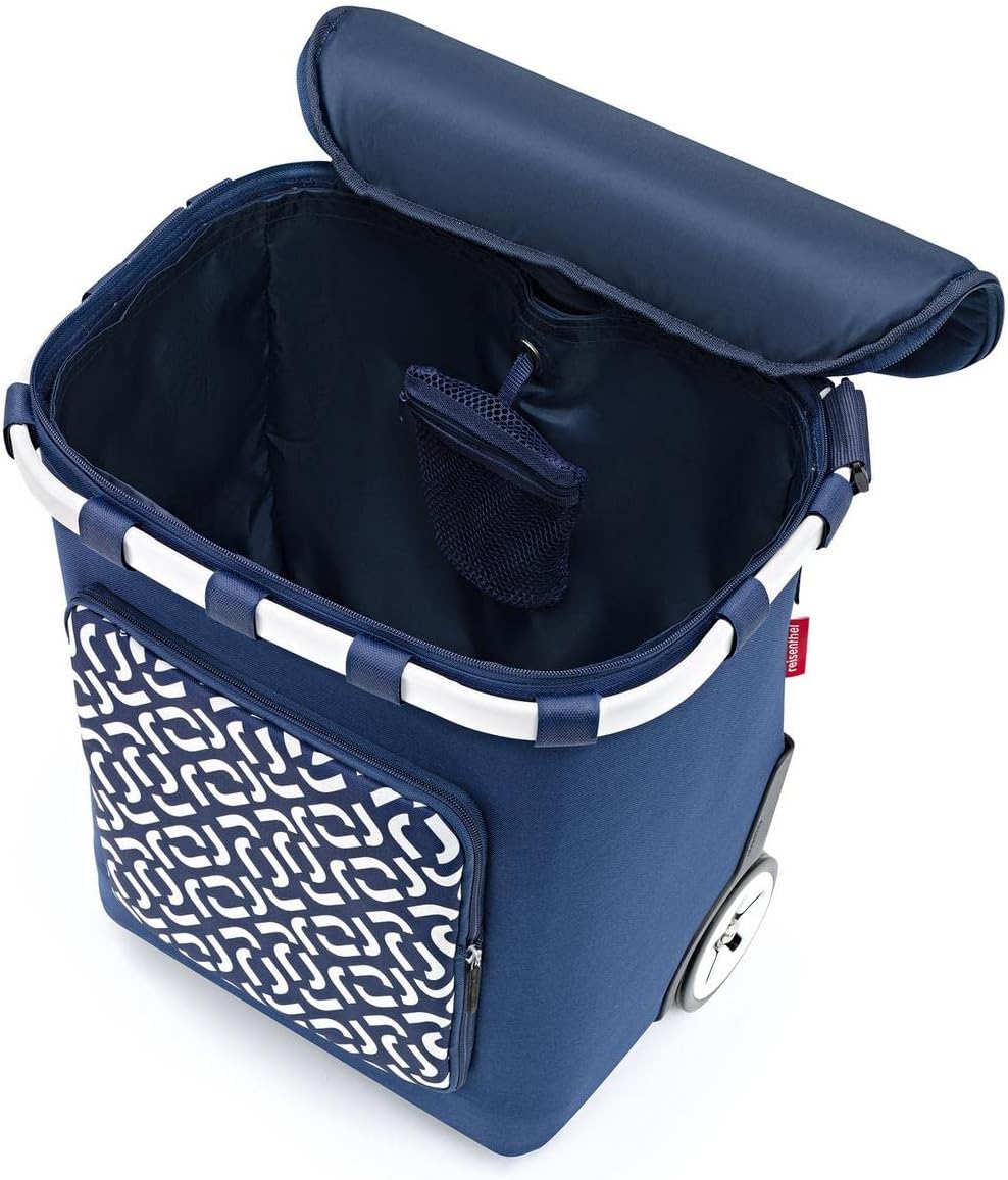 Reisenthel Carrycruiser Plus Einkaufstrolley Signature Navy blau Polyestergewebe, Aluminiumrahmen, w