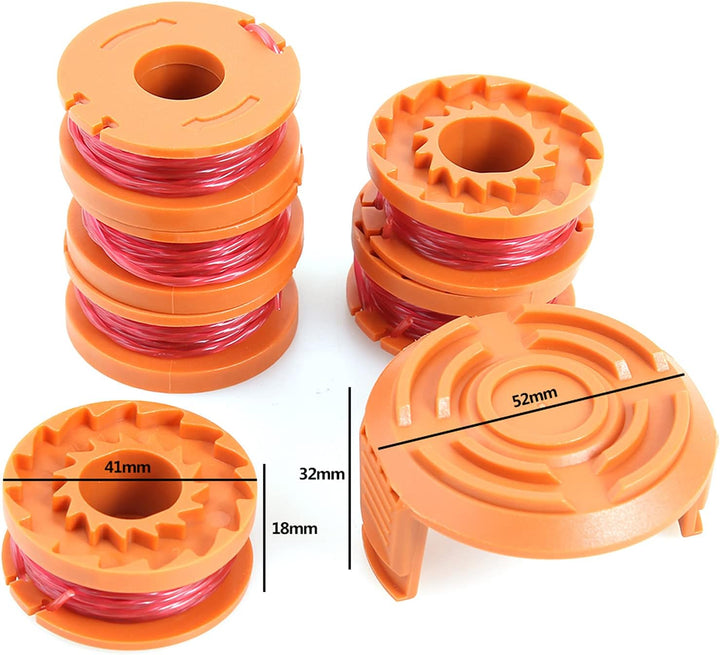 CDIYTOOL Fadentrimmer Ersatzspule, 10ft 1.65mm Rasentrimmer Spule Ersatzspule String Trimmer Schnur