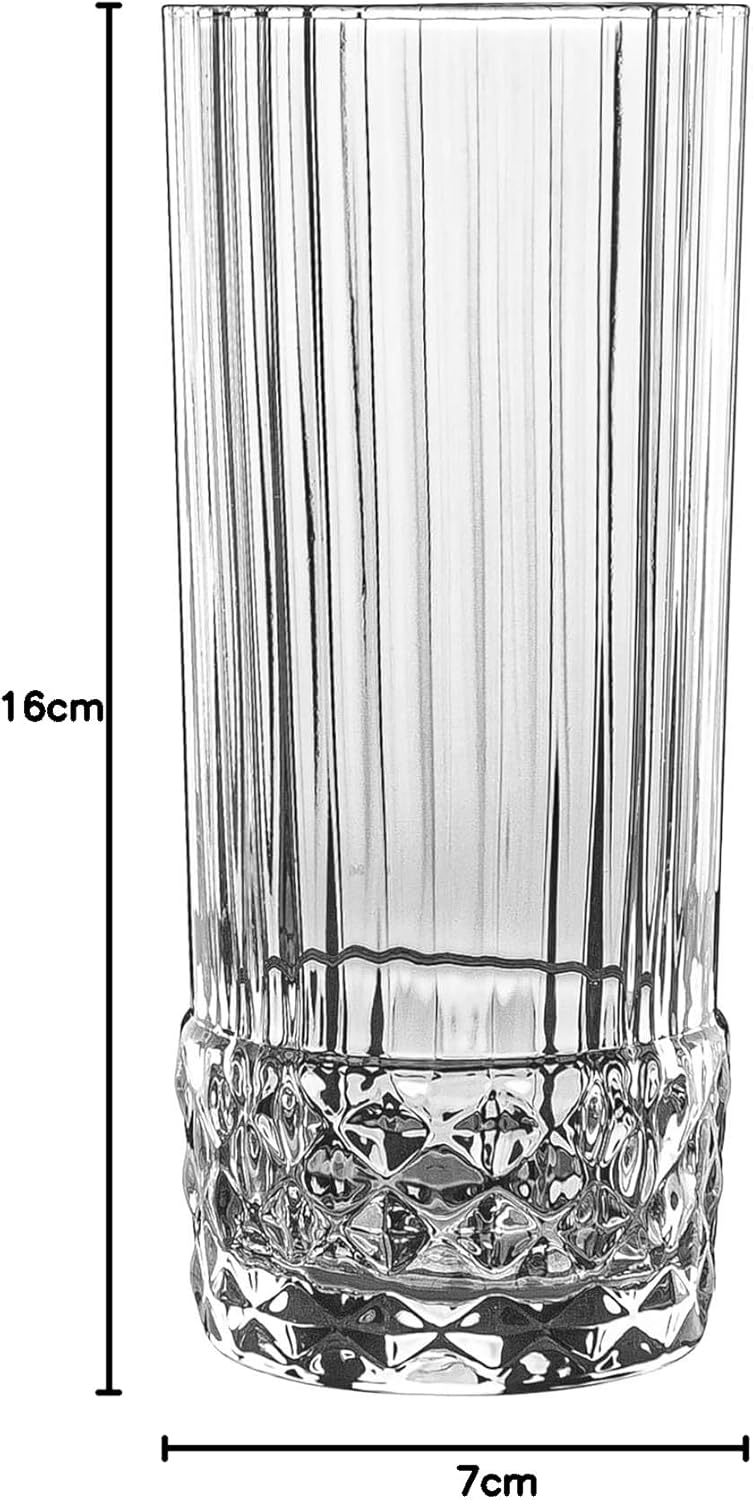 Bormioli Rocco America '20S Highball Brille - 400ml - Klar - Pack Von 6