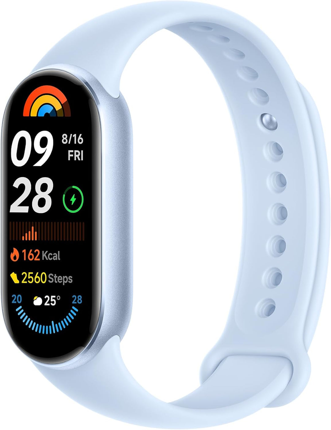 Xiaomi Smart Band 9 Fitness Tracker, AMOLED Display with 1200 Nits, Sp02 Tracking, Sleep and Heart R