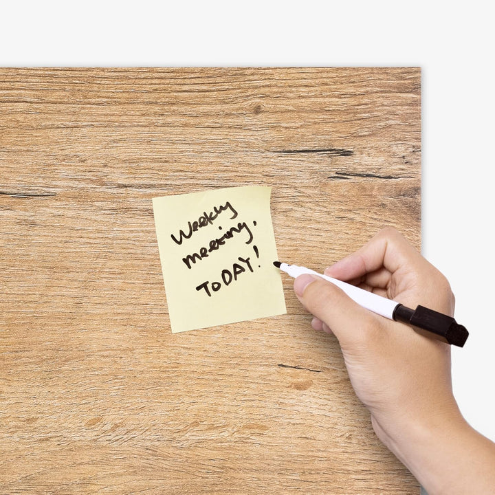 Navaris Magnettafel Magnetpinnwand Memoboard zum Beschriften - 90x60 cm Notiztafel div. Designs - Ta