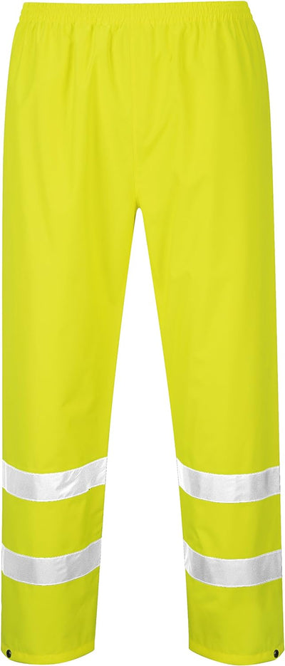 Portwest Regen Warnschutzhose, Grösse: XL, Farbe: Gelb, H441YERXL Gelb XL, Gelb XL