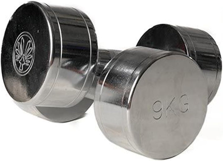 Oliver – Chrom Kurzhanteln Set 2x 10kg – Hantelset für Männer & Frauen – verschiedene Gewichte von 1