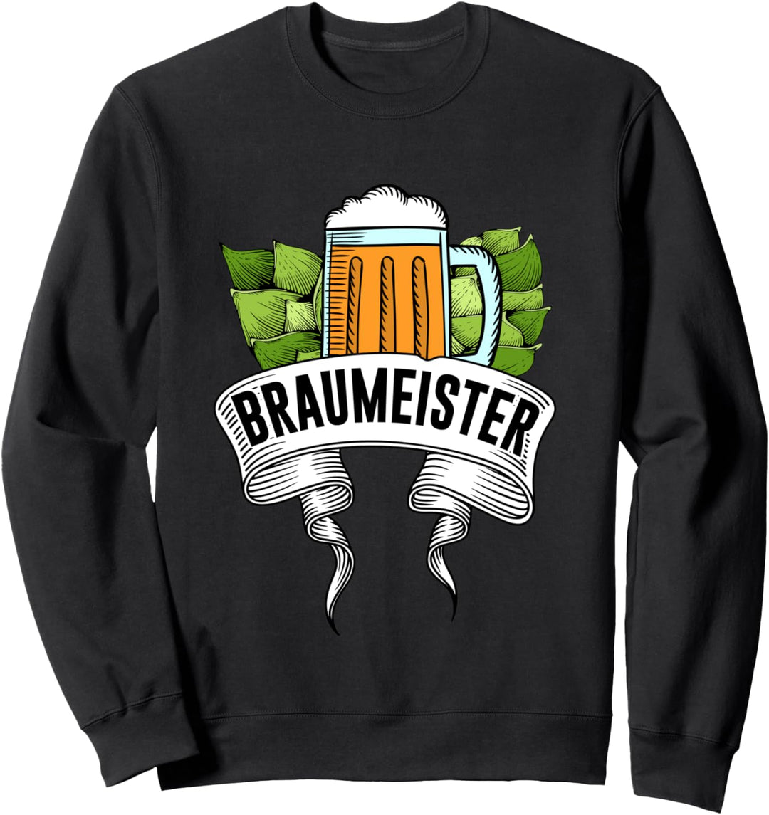 Bierbrauer Braumeister Brauer Brauerei Hopfen Bier Geschenk Sweatshirt