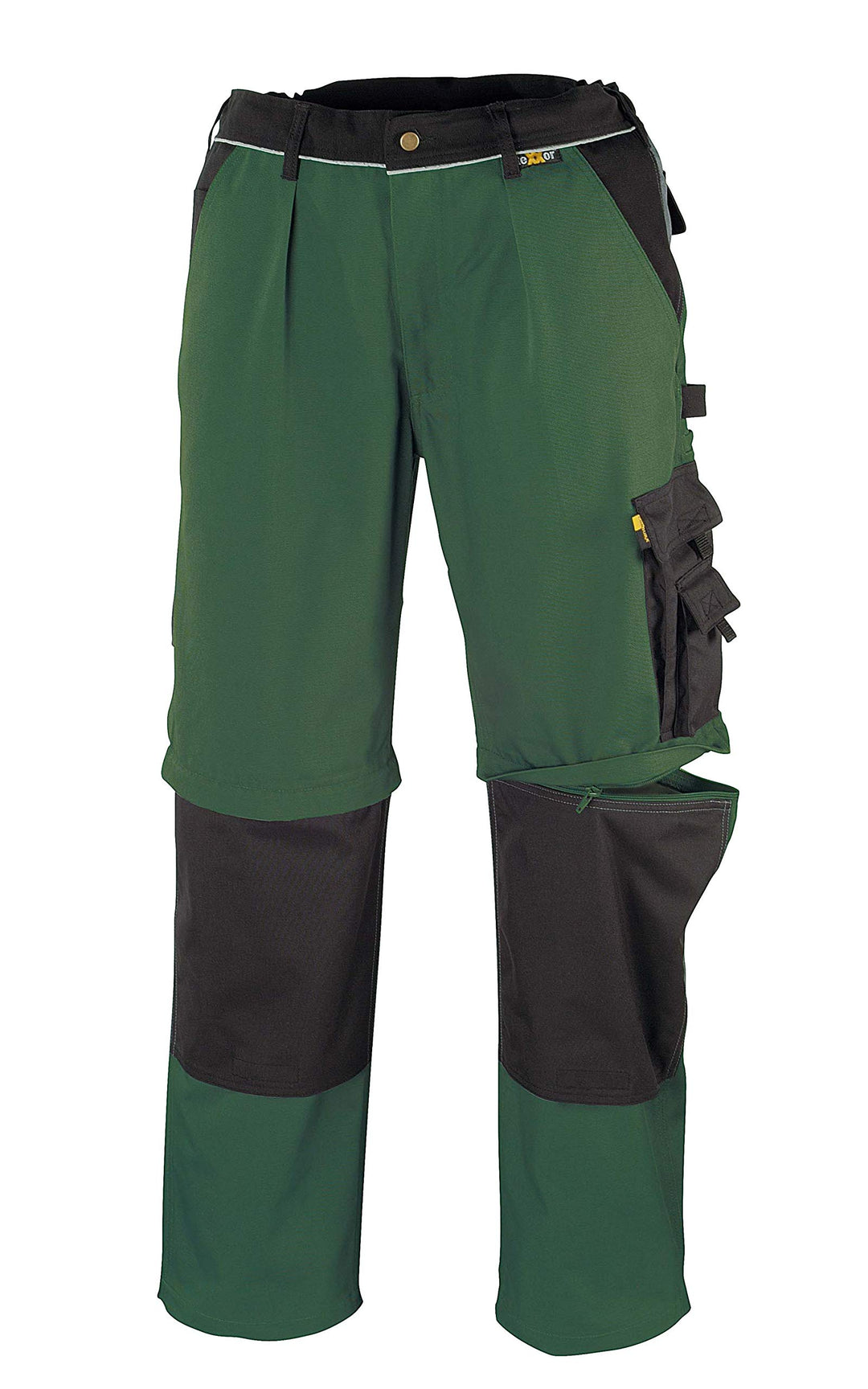 teXXor 2-in-1 Arbeitsbundhose Canvas 320 mit Cordura, 20-008355-50,Grün( Green/Black) ,50 Grün( Gree