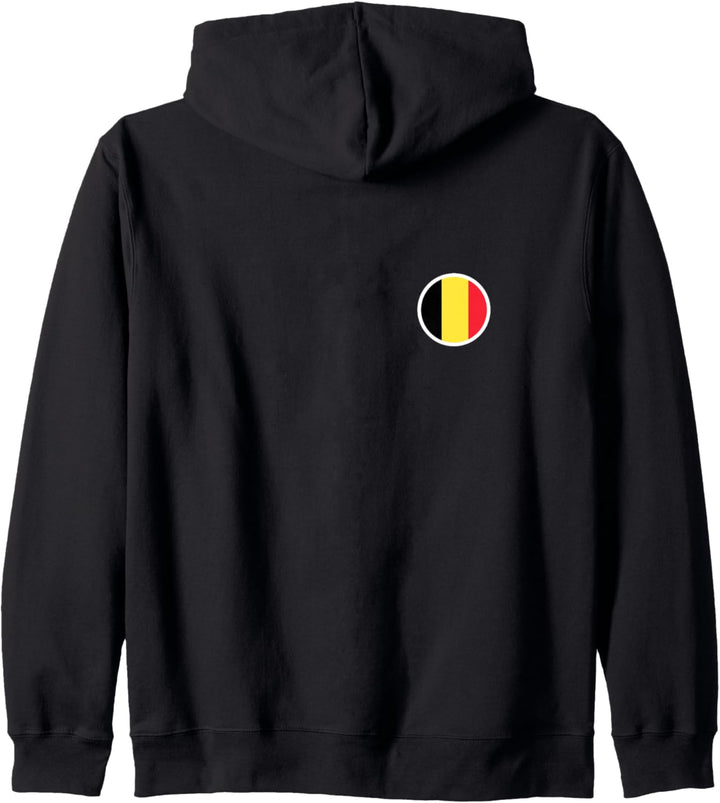Flagge Belgien Kapuzenjacke