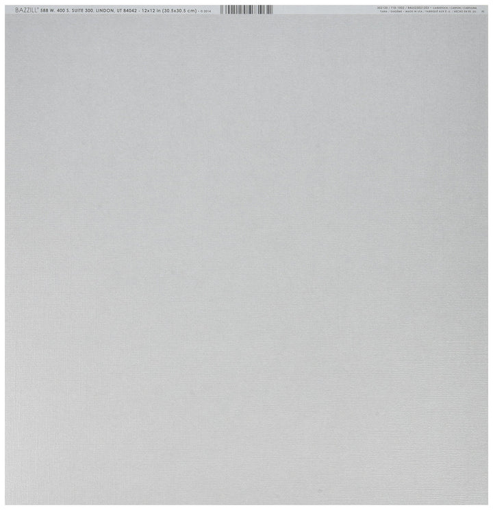Bazzill Basics Paper Bazzill Basics Papier für ScrapBooking, Strass Tiara Blatt, grau, 25-er Packung