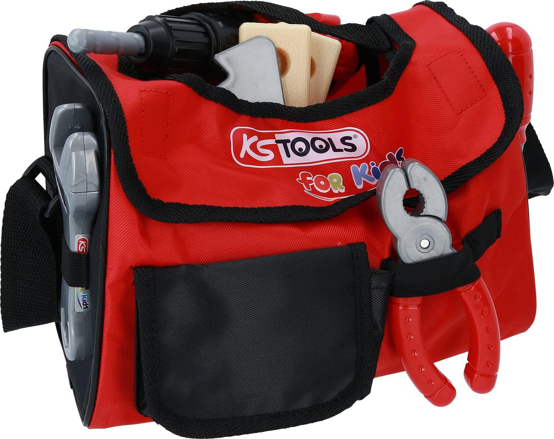 KS Tools for Kids 100204 Kinder Werkzeug-Satz mit Smartbag-Tasche | 26-tlg.