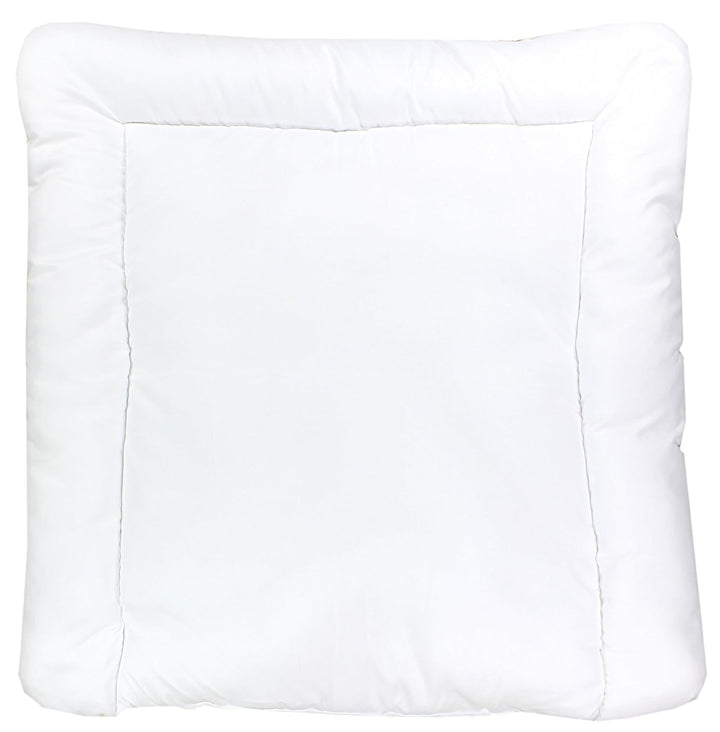 TupTam Baby Wickeltischauflage mit Baumwollbezug Gemustert, Farbe: Baufahrzeuge/Bagger/Beige, Grösse