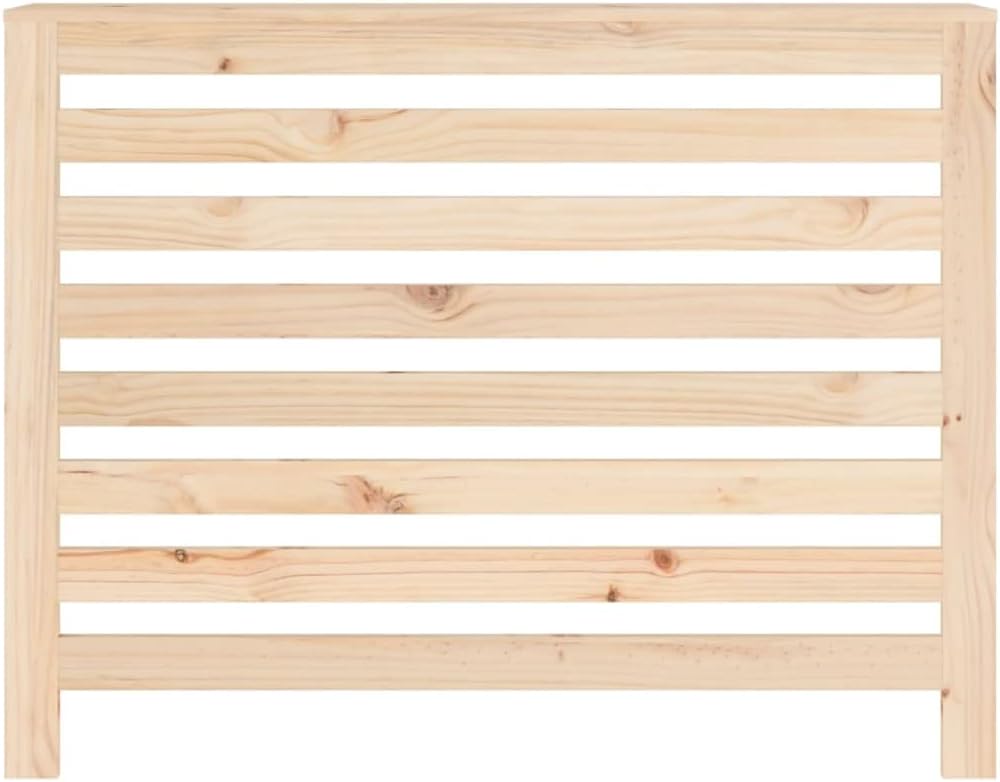 puraday Heizkörperverkleidung 108,5x19x84 cm mit Horizontalen Latten Heizkörper Abdeckung Modernes D