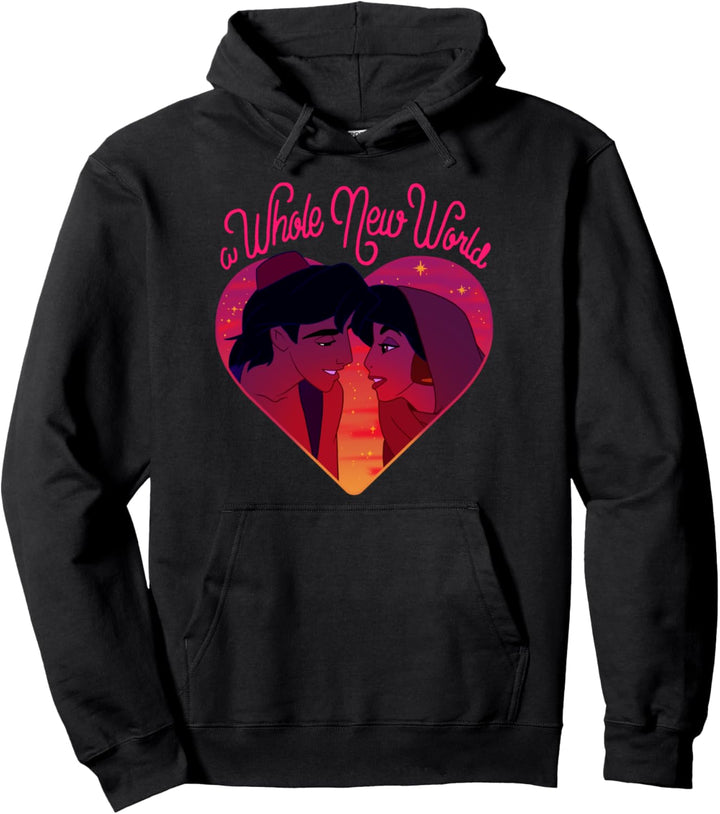 Disney Aladdin A Whole New World Heart Pullover Hoodie