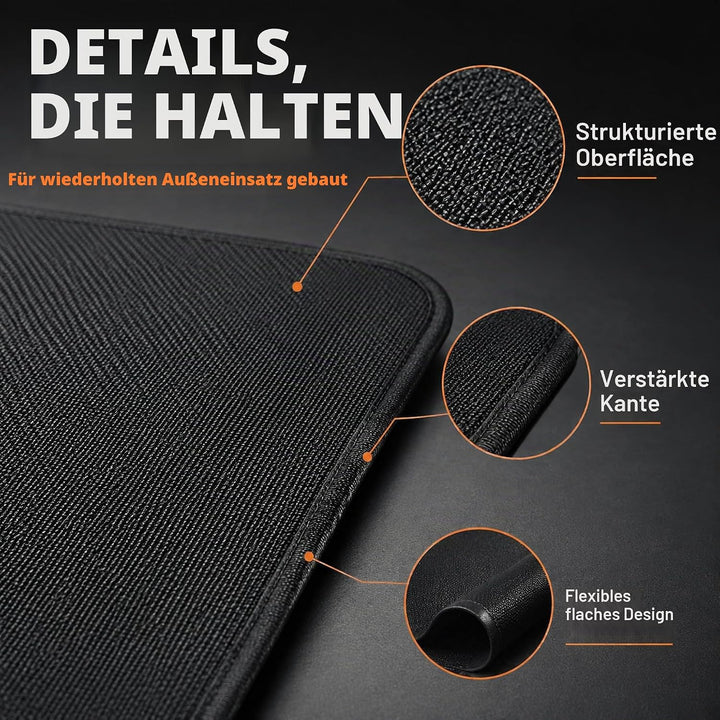 UBeesize Thickened 152x91cm unter Grill Matte für Outdoor-Grill, feuerfeste Matte für Rasen, Raucher