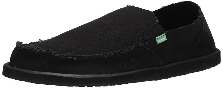 Sanuk Herren Vagabond Slipper 42 EU Blackout, 42 EU Blackout