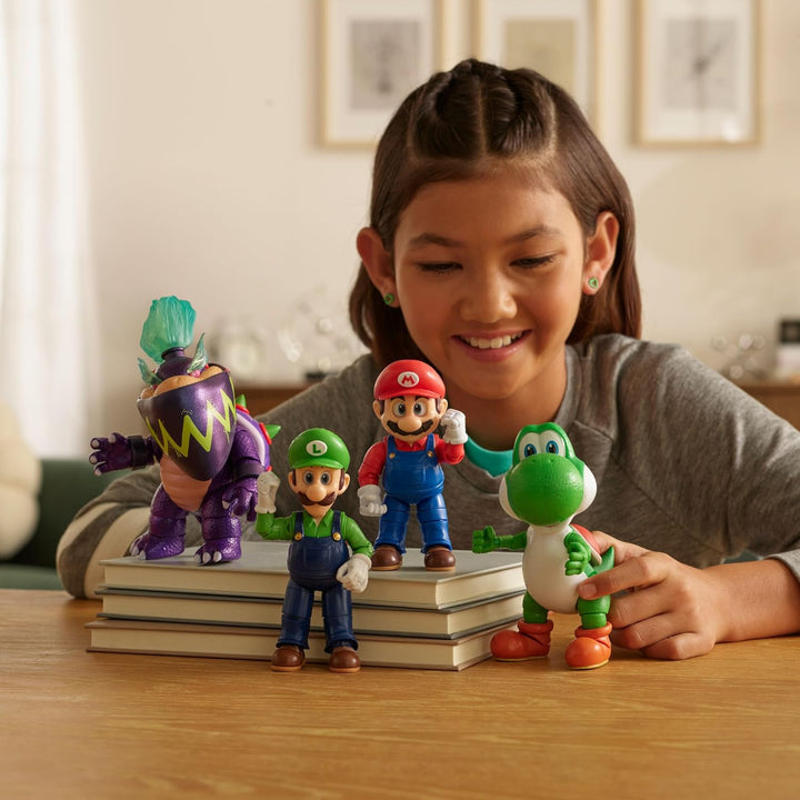 Super Mario Galaxy Movie – 13 cm-Figuren-Multipack – Mario, Yoshi und Exklusive Wonder Bowser Jr. un