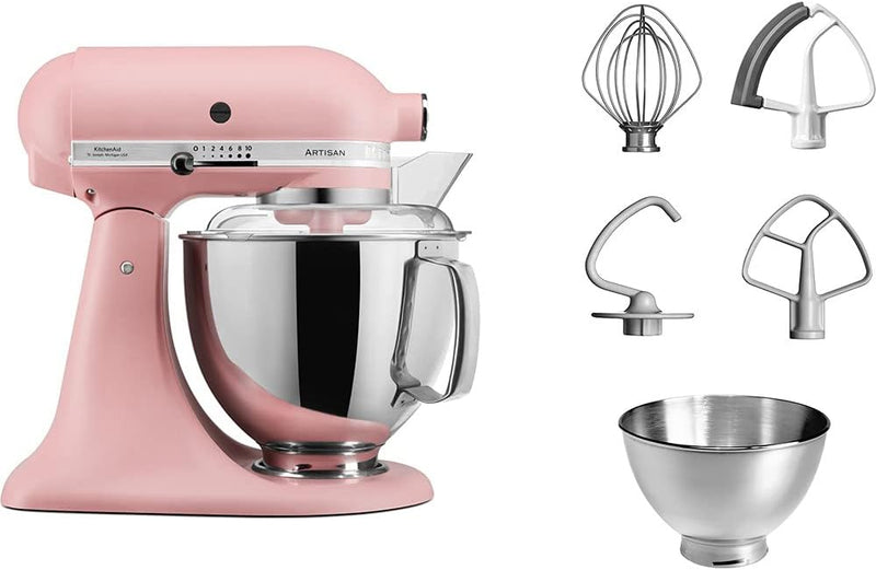 Kitchenaid ARTISAN 5KSM175PSEDR Küchenmaschine - Altrosa 4.8 l Rosa, 4.8 l Rosa