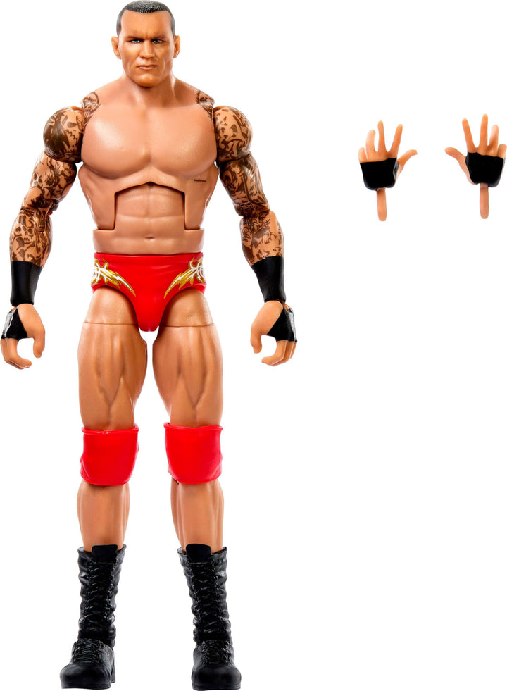Mattel WWE Elite Collection Top Picks, Set mit Actionfigur und Zubehörteilen, ca. 15 cm grosse Samme