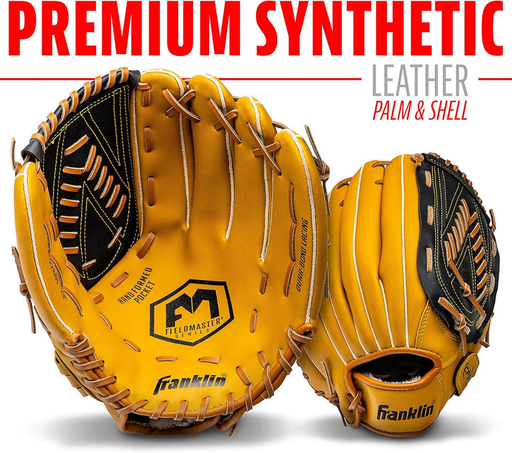 Franklin Sports Field Master Series Baseball Handschuhe 33 cm Rechte Hand Wurf, 33 cm Rechte Hand Wu