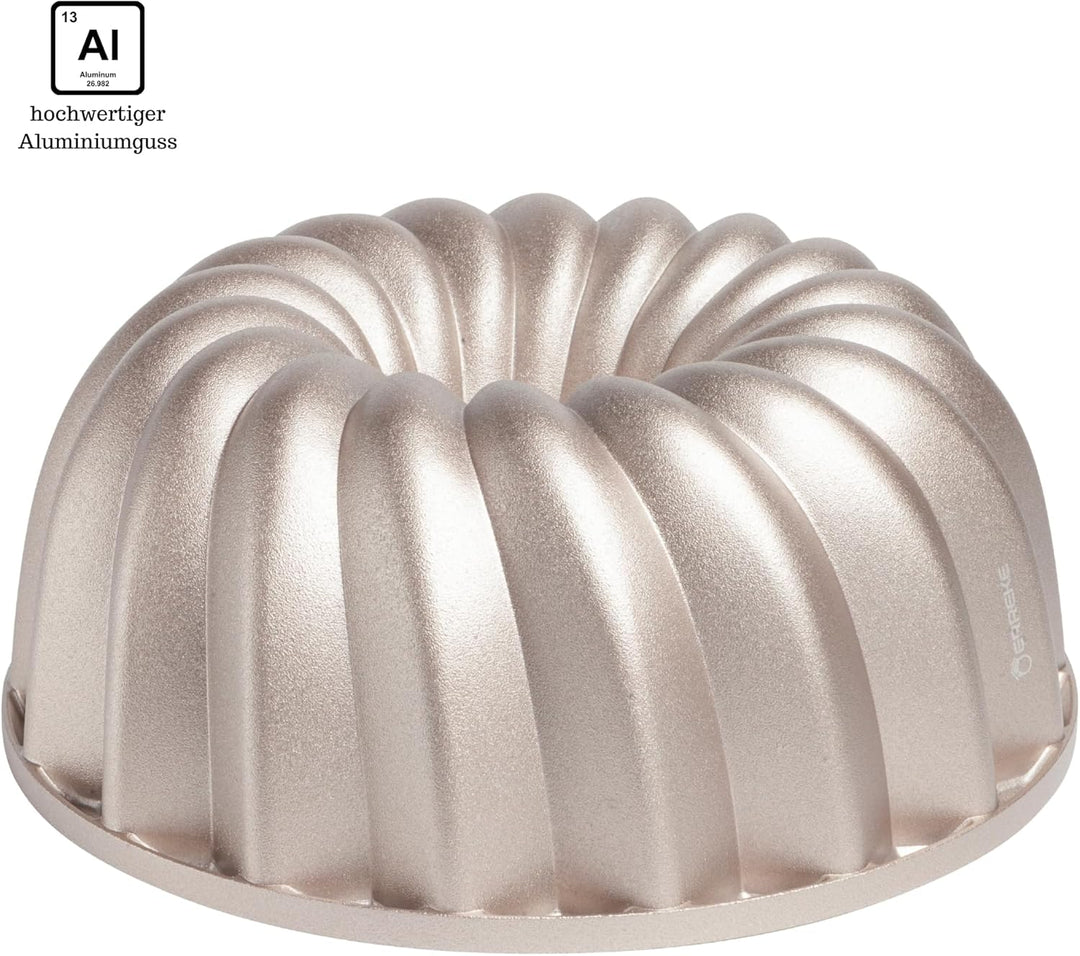 Erreke Gugelhupfform, Professionelle Qualität Kuchenform, Gugelhupf Backform, Sehr Widerstandsfähig,