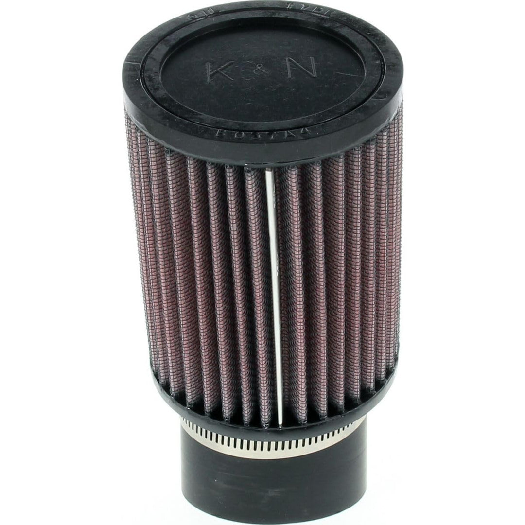 K&N RU-1760 KFZ und Motorrad Gummi Universalluftfilter, Rot