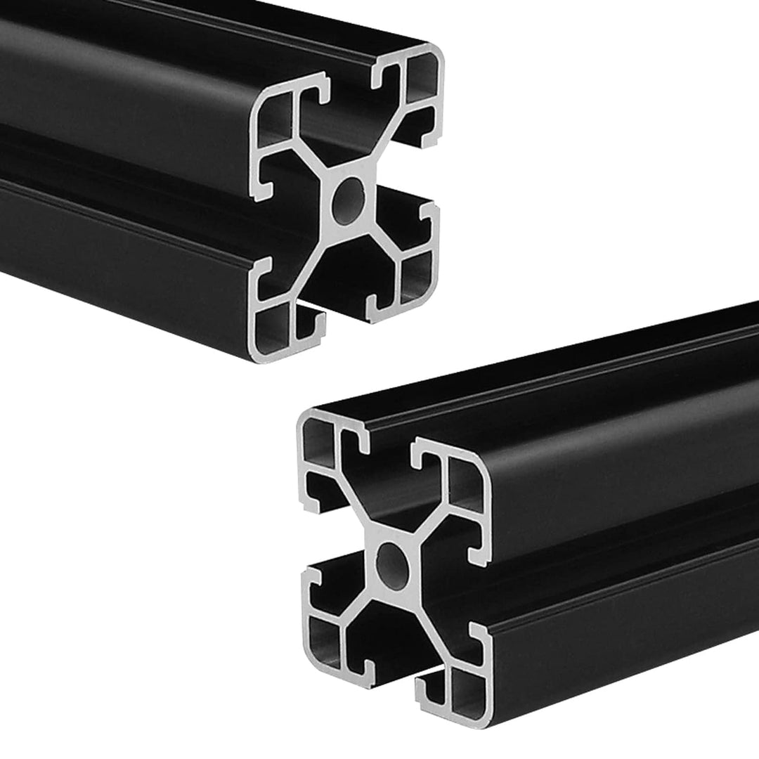 Coavoo AluProfil 4040 Alu Profil 400mm T Typ Schwarz Aluminium Profile 40x40 Europäischer Standard E