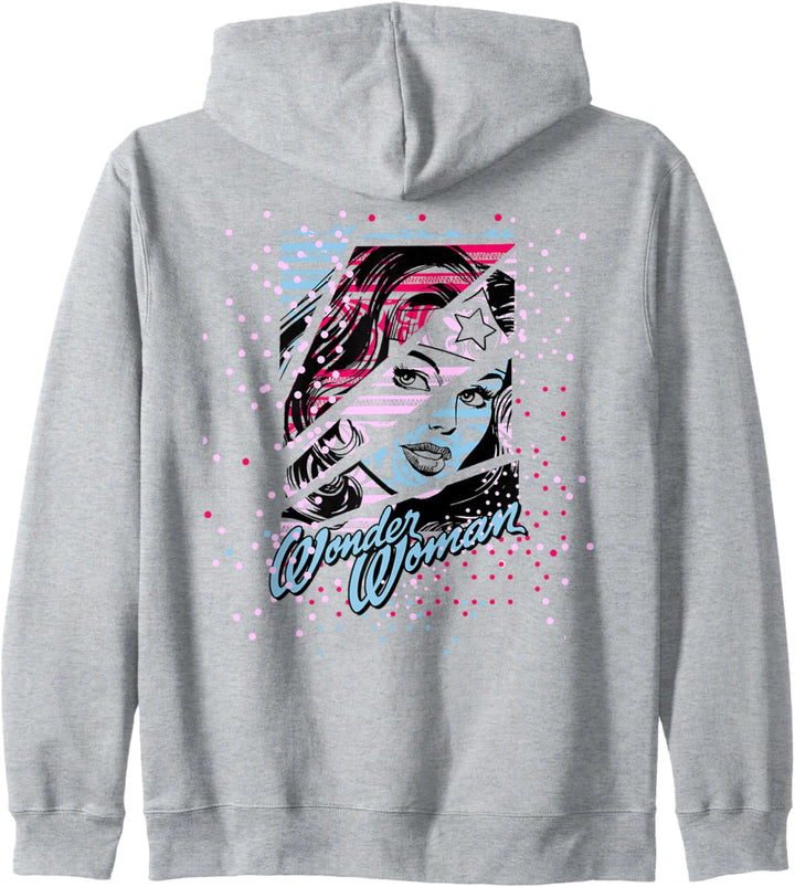 DC Wonder Woman-Mode Warhol Kapuzenjacke