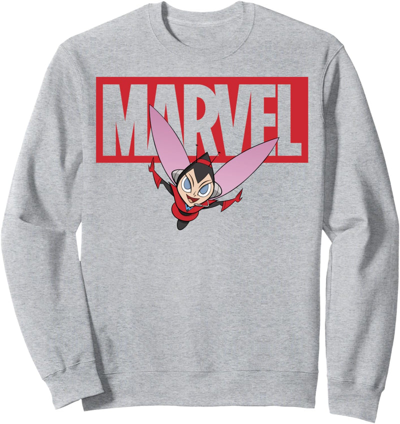 Marvel Avengers The Wasp Logo Doodle Sweatshirt
