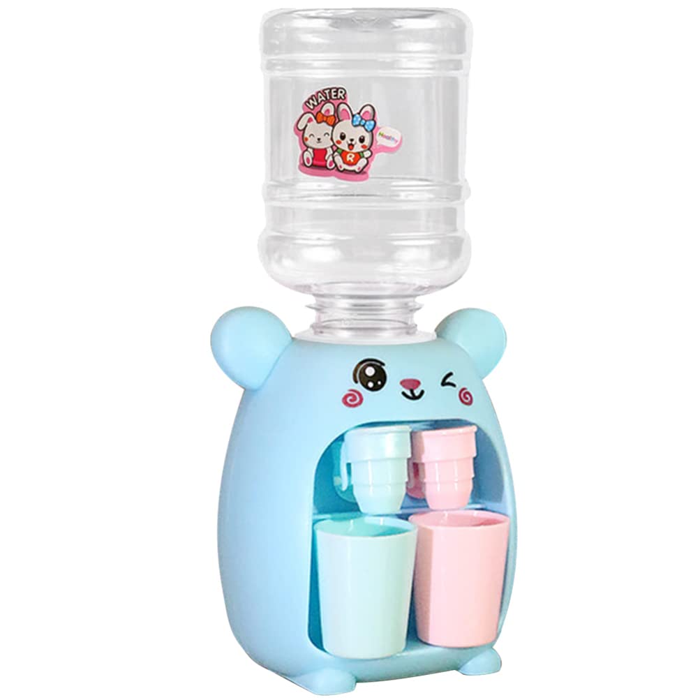 Toddmomy Mini Wasserspender Für Kinder Mit Doppeltem Auslauf Simulierter Trinkwasserbrunnen Spielzeu