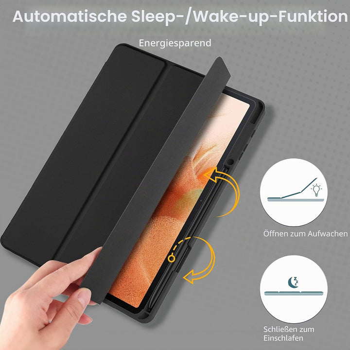 CACOE Hülle Kompatibel mit Samsung Galaxy Tab S7 FE 12.4 5G/ S8+ Plus 5G 2022/ S7+ Plus 12.4 - Ultra