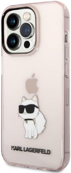 KARL LAGERFELD KLHCP14XHNCHTCP Hülle für iPhone 14 Pro Max 6,7" rosa hardcase Ik