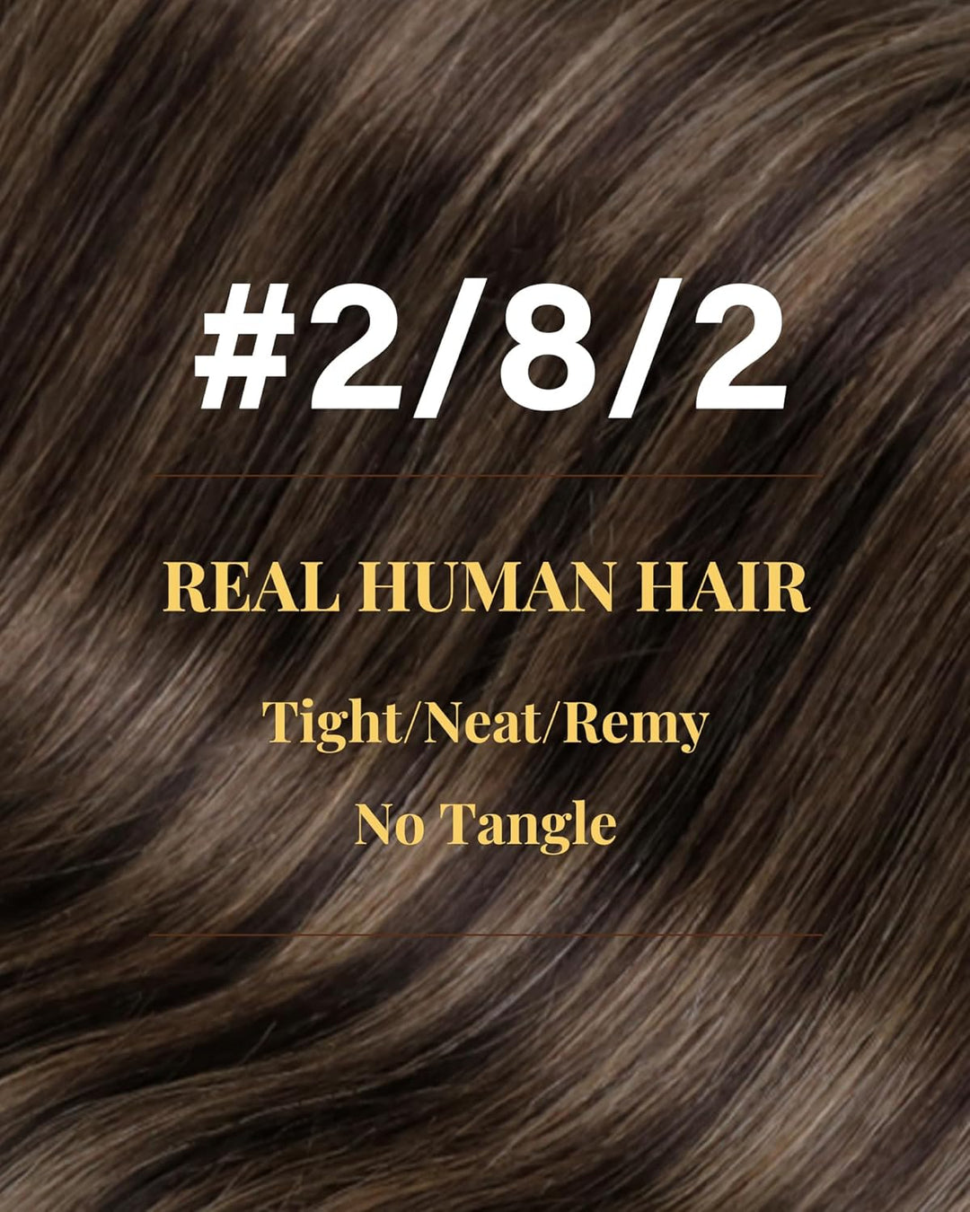 Hetto Echthaar Microring Extensions Balayage Microring Echthaar Extensions Dunkelstes Braun bis Hell